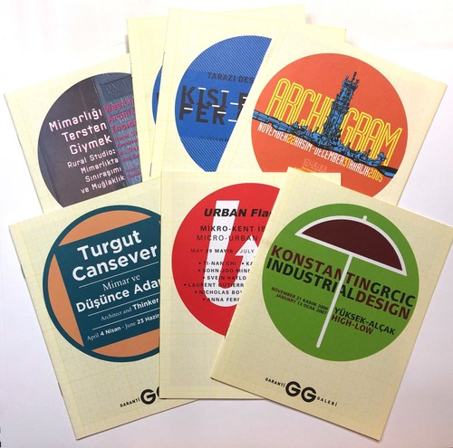 7 exhibition booklets - /,